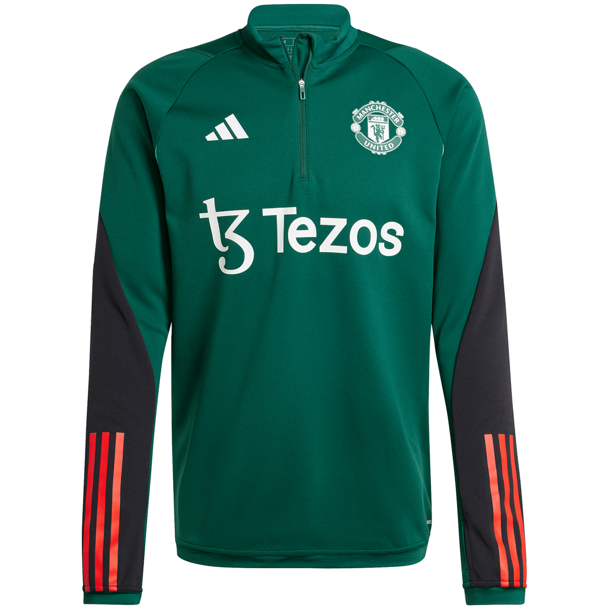 adidas Manchester United Men's Quarter-Zip Training Top – TUDN Fan adidas Manchester United Men's Quarter-Zip Training Top – TUDN Fan