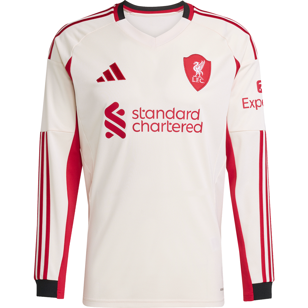 adidas Liverpool FC 2025-26 Men's Away Long Sleeve Stadium Jersey