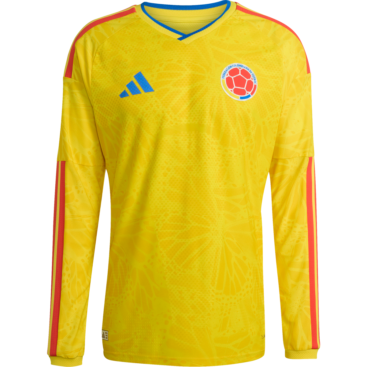 adidas Colombia 2026 Men's Long Sleeve Home Authentic Match Jersey