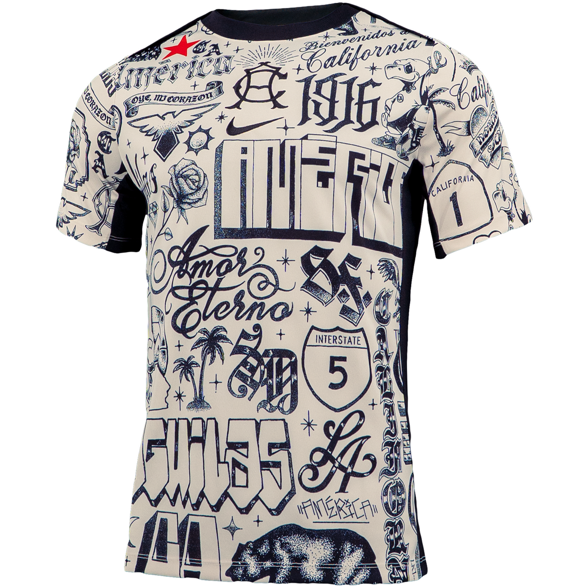Nike Club America x California Men's Pre-Match Top – TUDN Fan Shop