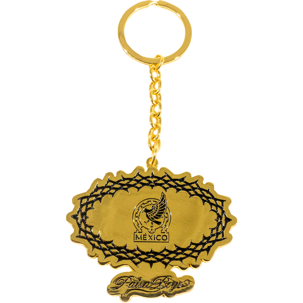 Paisa Boys x FMF Placa De Oro Gold Keychain – TUDN Fan Shop