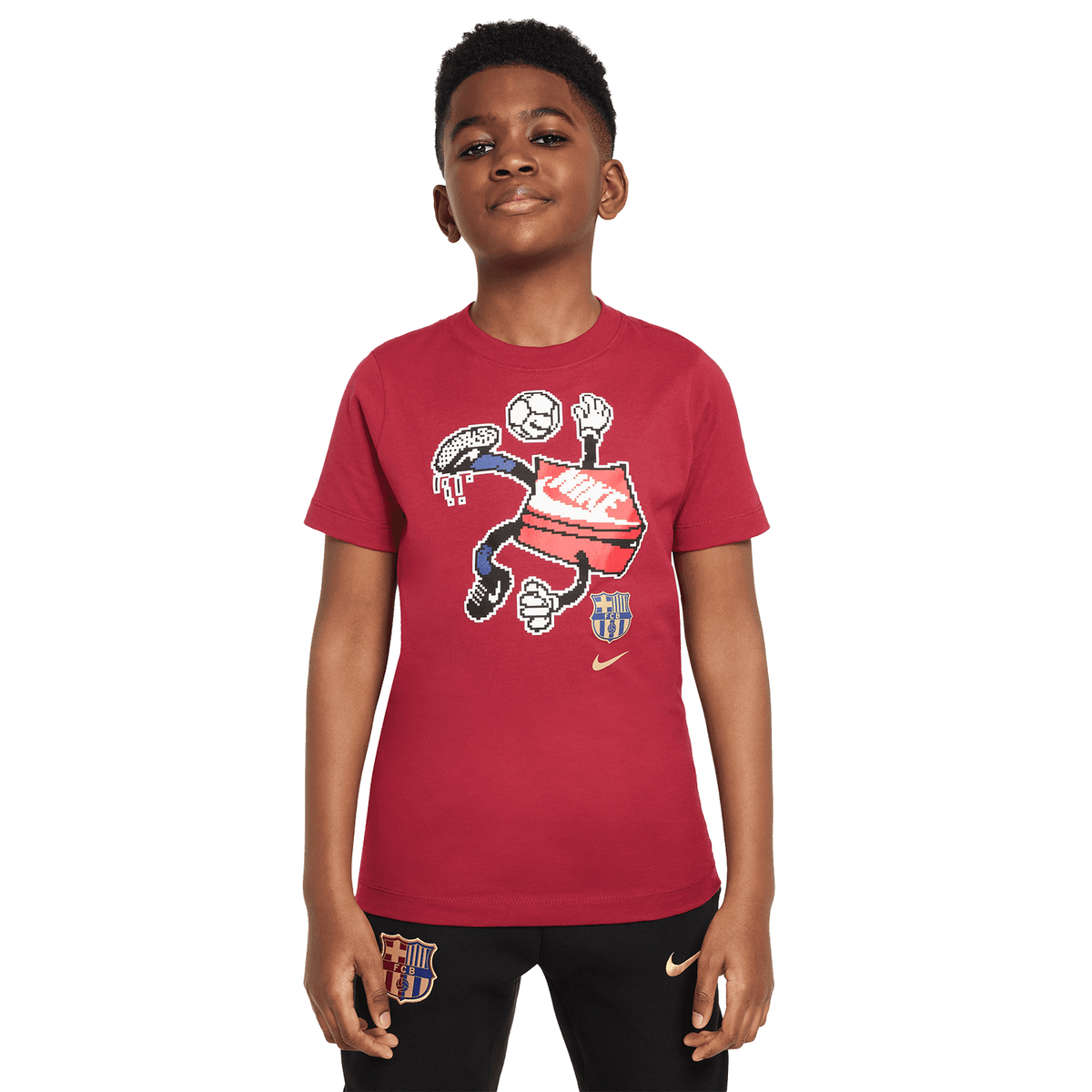 Nike FC Barcelona Youth Character Tee – TUDN Fan Shop