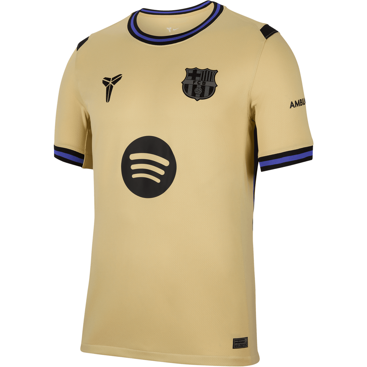 Nike FC Barcelona ベージュストライプシャツ　バルセロナ Nike FC Barcelona 2025-26 Men's Away Stadium Jersey – TUDN Fan Shop