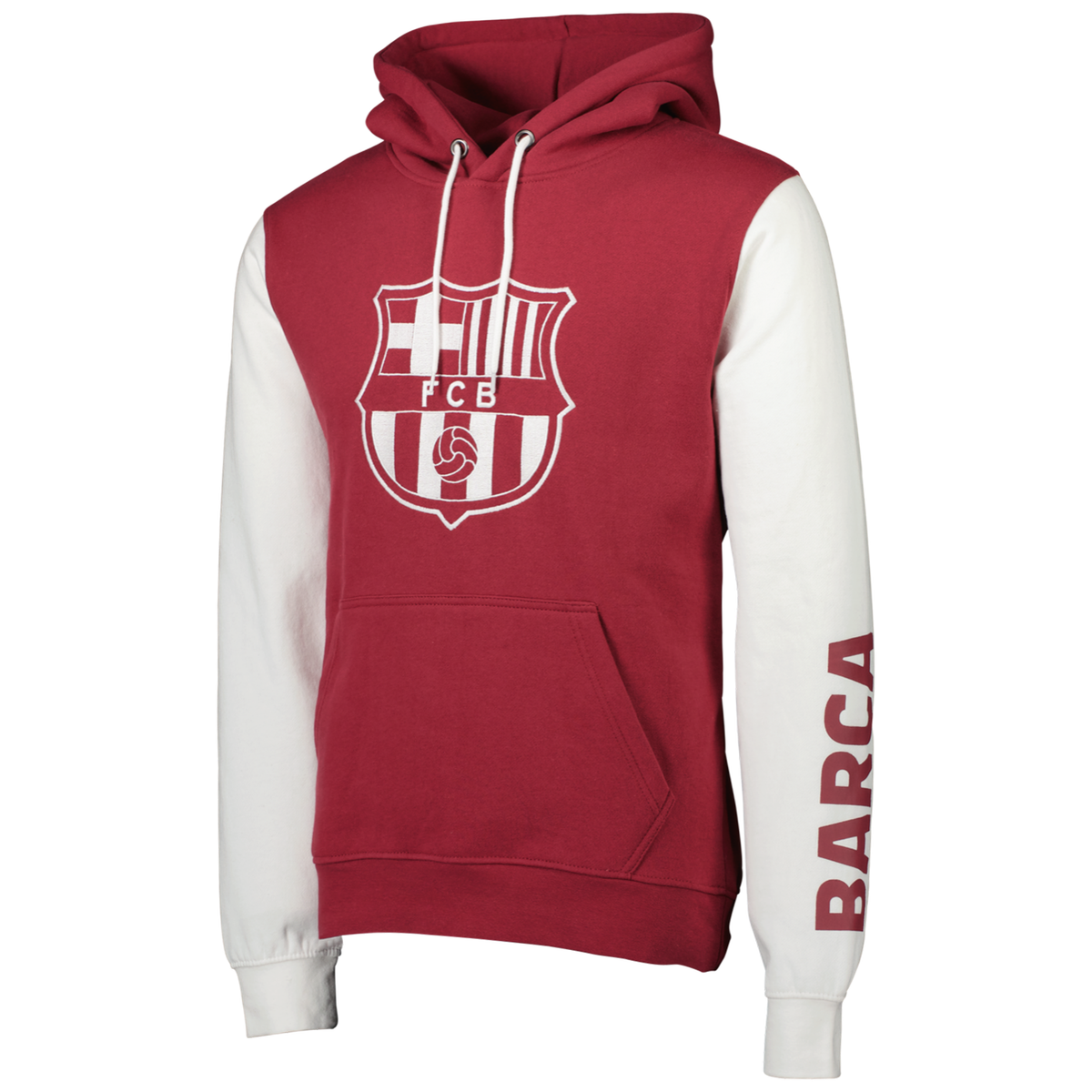 Icon Sports FC Barcelona Lionel Messi 10 Hoodie - Officially Licensed Men's Pullover Hooded Sweatshirt (Small)