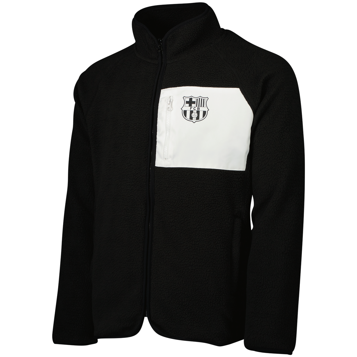 FC Barcelona Men's Full Zip Fleece Pile Jacket – TUDN Fan Shop