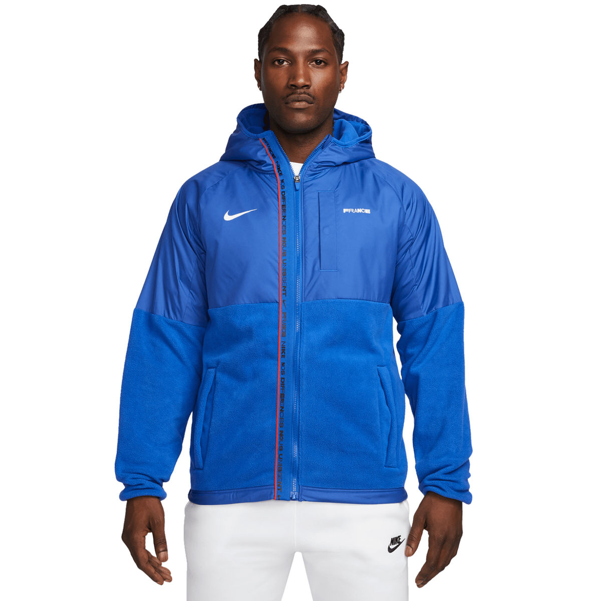 Nike France 2022 Men's AWF Full Zip Winter Jacket – TUDN Fan Shop