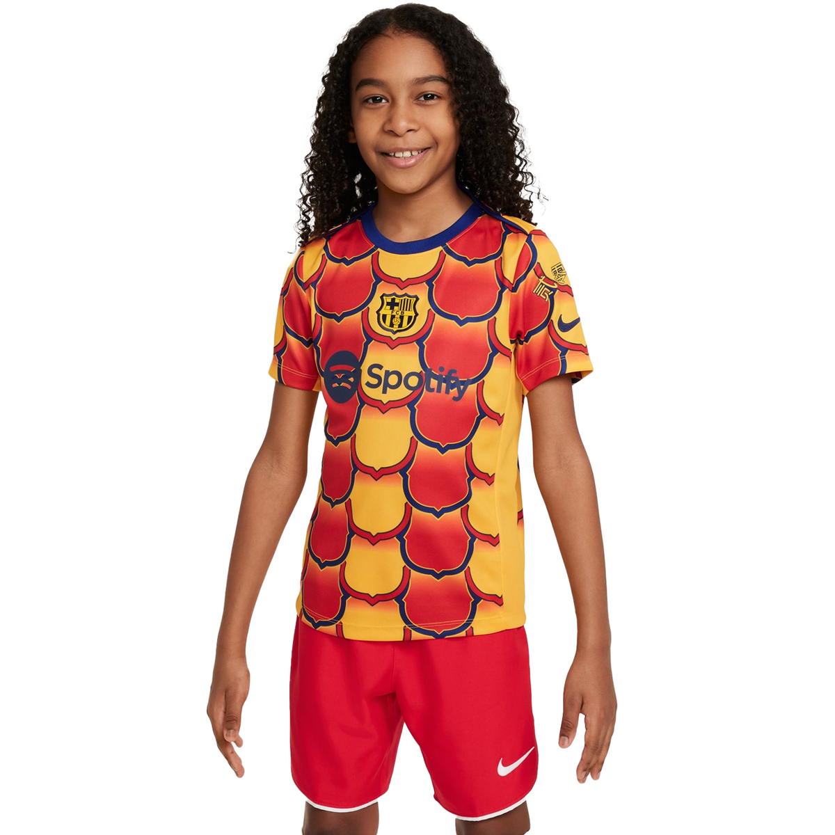 Nike FC Barcelona 2023-24 Youth Short Sleeve Academy Pro Pre-Match Nike FC Barcelona 2023-24 Youth Short Sleeve Academy Pro Pre-Match