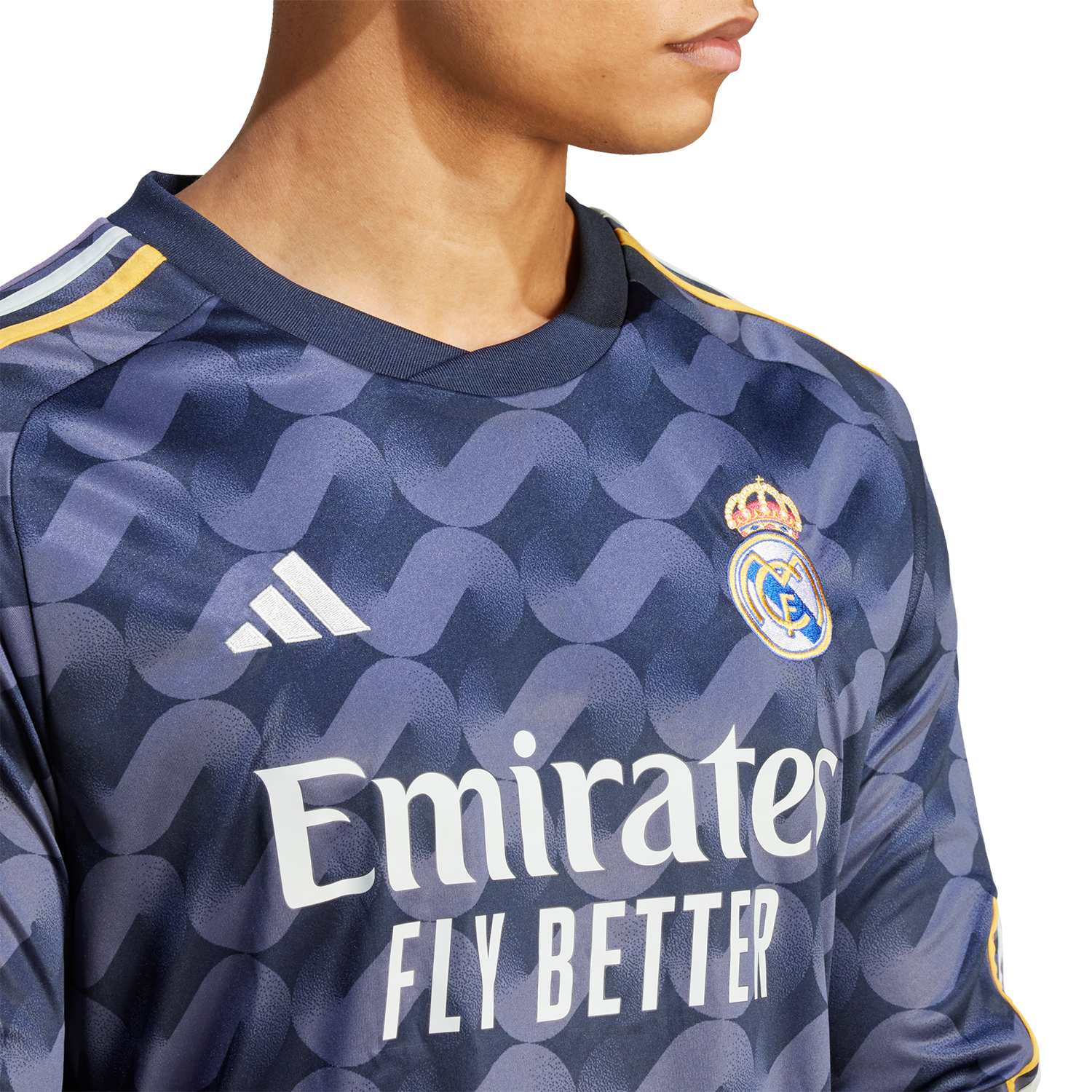 Real madrid away kit long sleeve sales