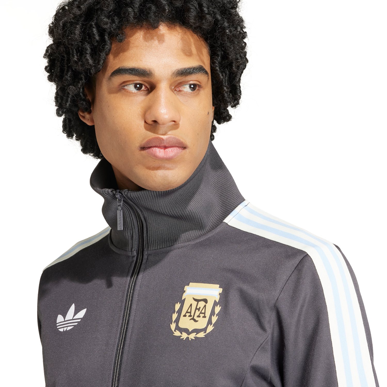 adidas Argentina Men s Beckenbauer Full Zip Track Top