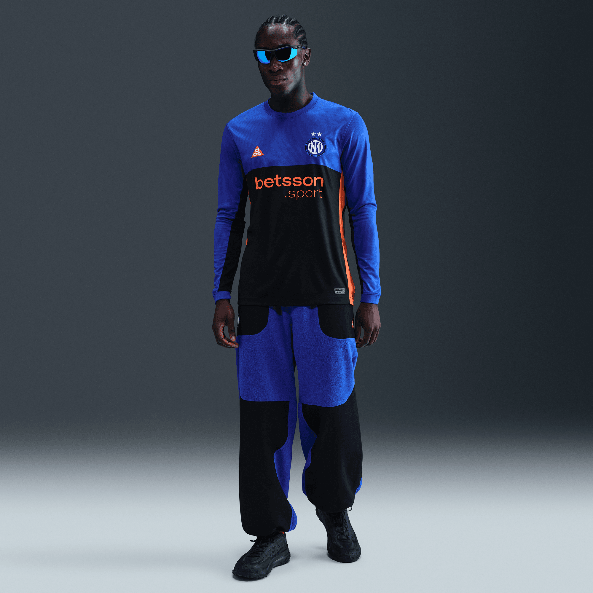 Nike x ACG Inter Milan 2026 Men's Long Sleeve Stadium Jersey