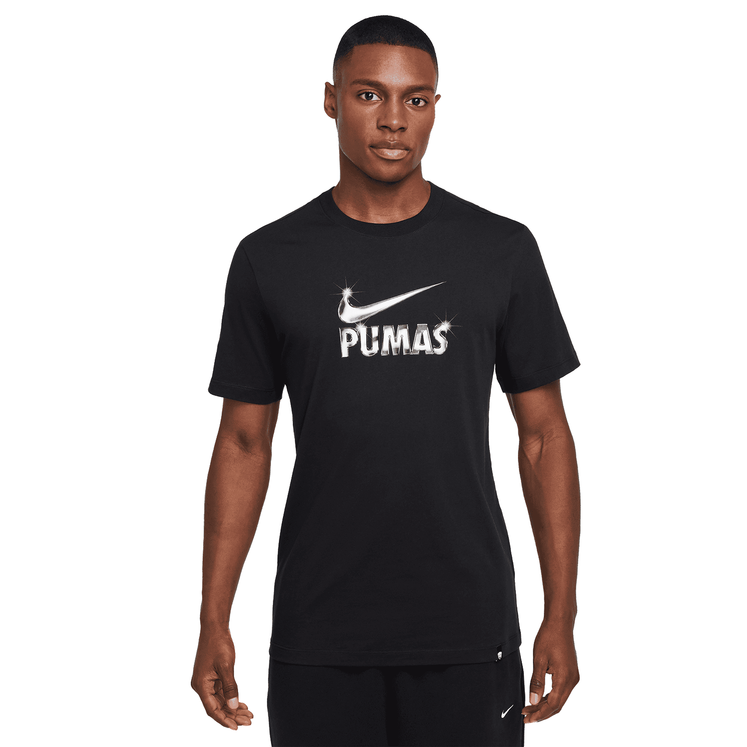 Camiseta de manga corta con logo Nike Pumas para hombre