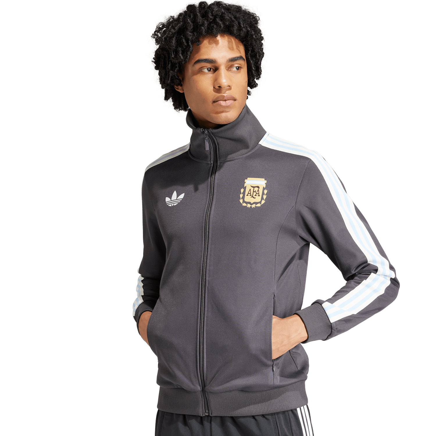 adidas Argentina Men's Beckenbauer Full Zip Track Top – TUDN adidas Argentina Men's Beckenbauer Full Zip Track Top – TUDN