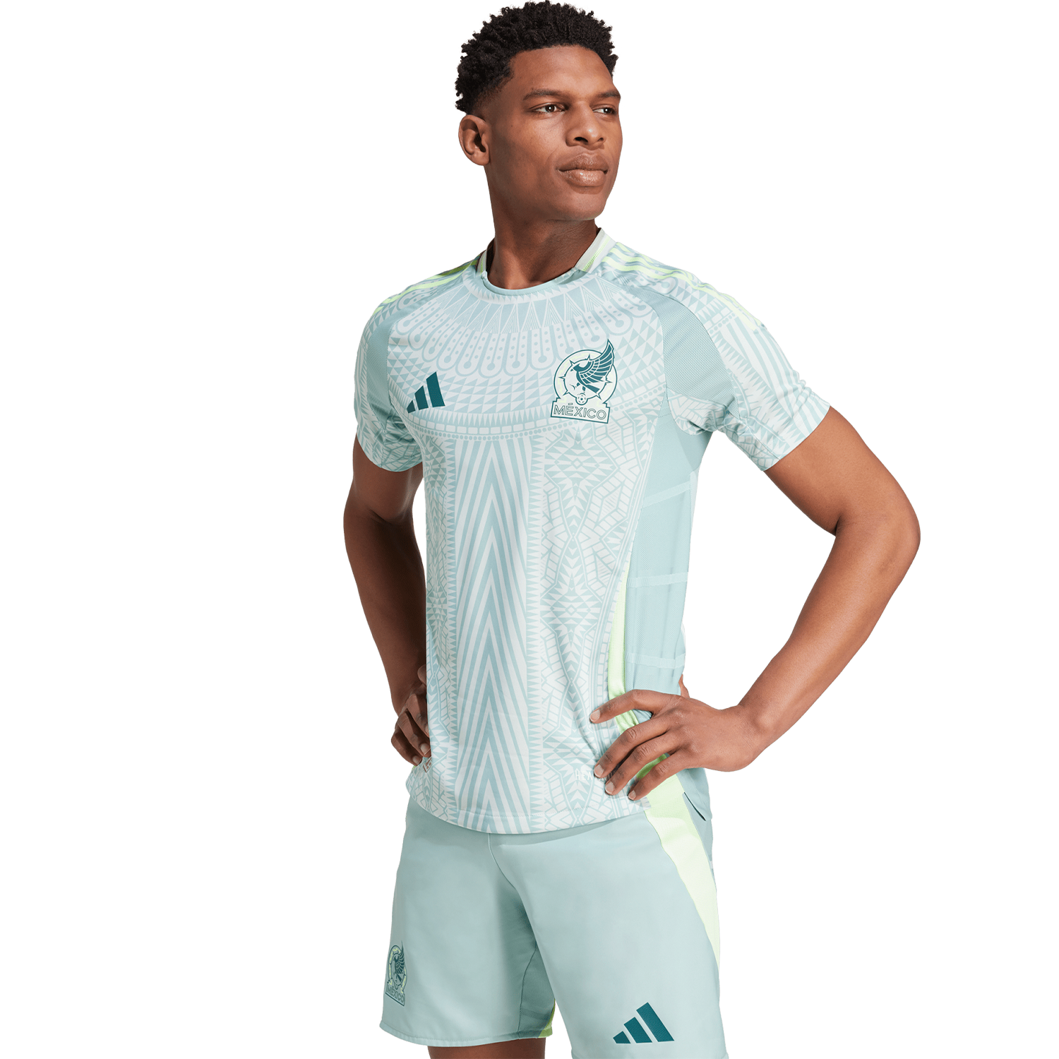 Camiseta adidas Mexico 2024 de visitante autentica para hombre TUDN Fan Shop