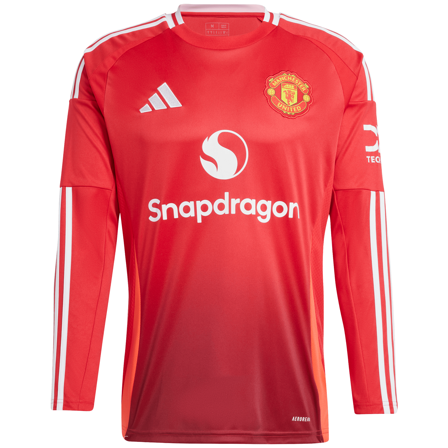 Red long sleeve football shirt sales