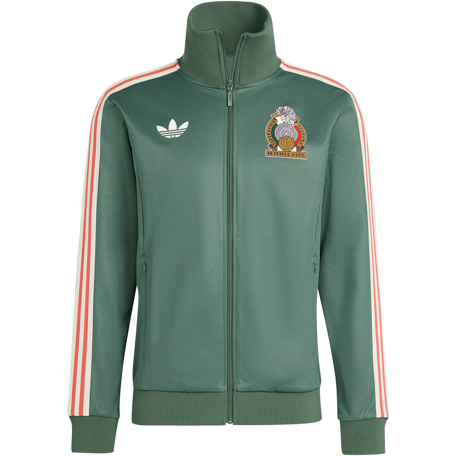 adidas Mexico Men s Beckenbauer Full Zip Track Top TUDN Fan Shop