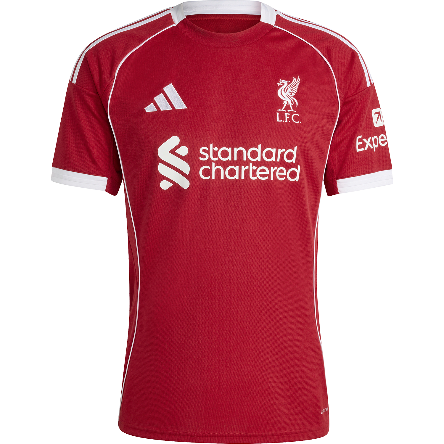 liverpool fan gear adidas Liverpool FC 2025-26 Men's Home Stadium Jersey