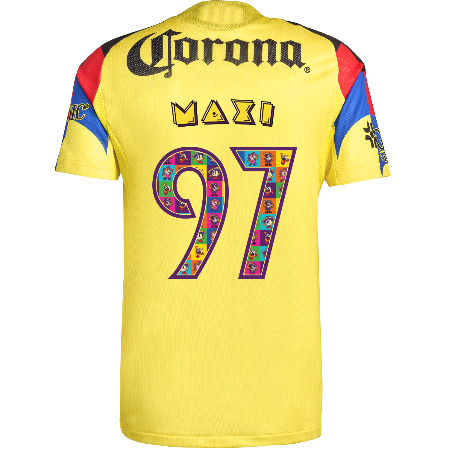 adidas Club América 2025-26 Maxi Home Authentic Jersey (Pac-Man Edition)