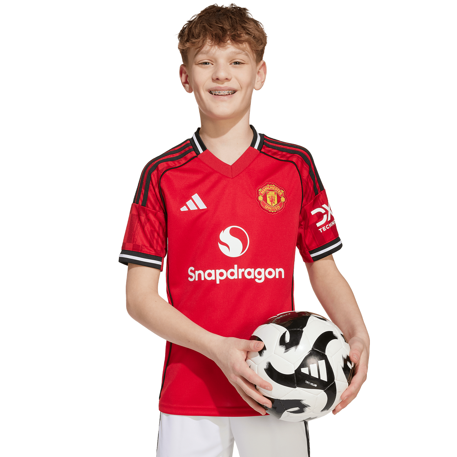 adidas Manchester United 2025-26 Youth Home Stadium Jersey – TUDN adidas Manchester United 2025-26 Youth Home Stadium Jersey – TUDN
