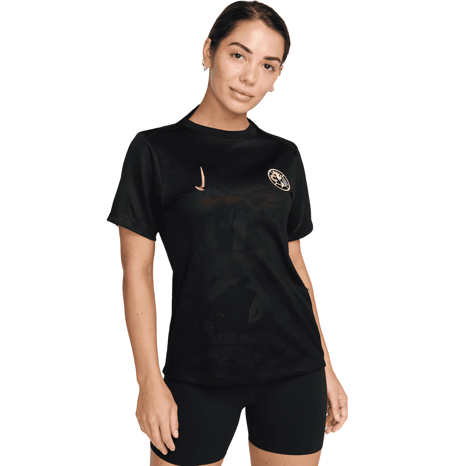 売れ筋商品|||ナイキ カットソー トップス レディース Women's Black Club America 2022/23 Pre-Match Raglan Performance Top Black Nike Women's Black Club America 2021/22 Third Replica Jersey