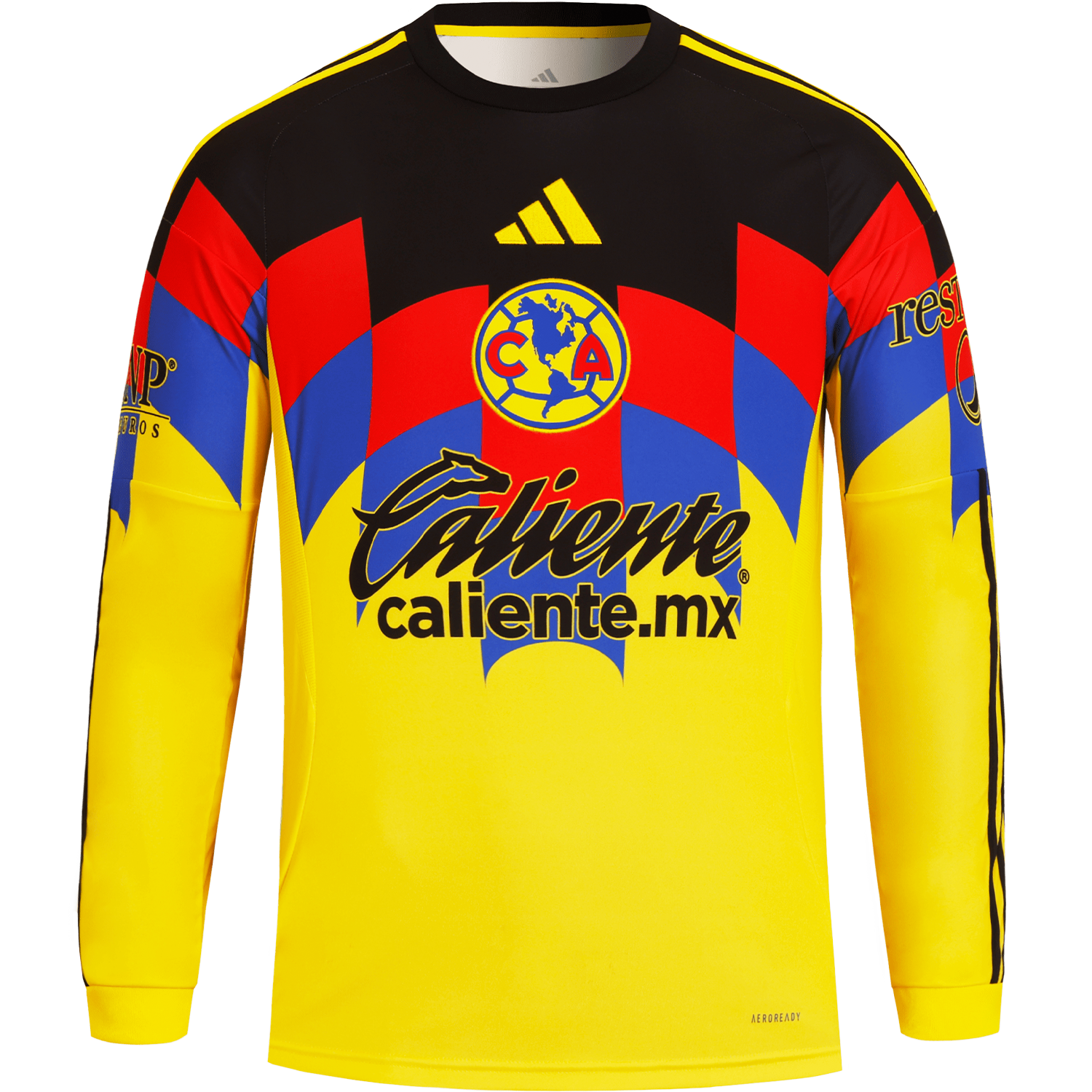 adidas Club América 2025-26 Men's Home Long Sleeve Stadium Jersey
