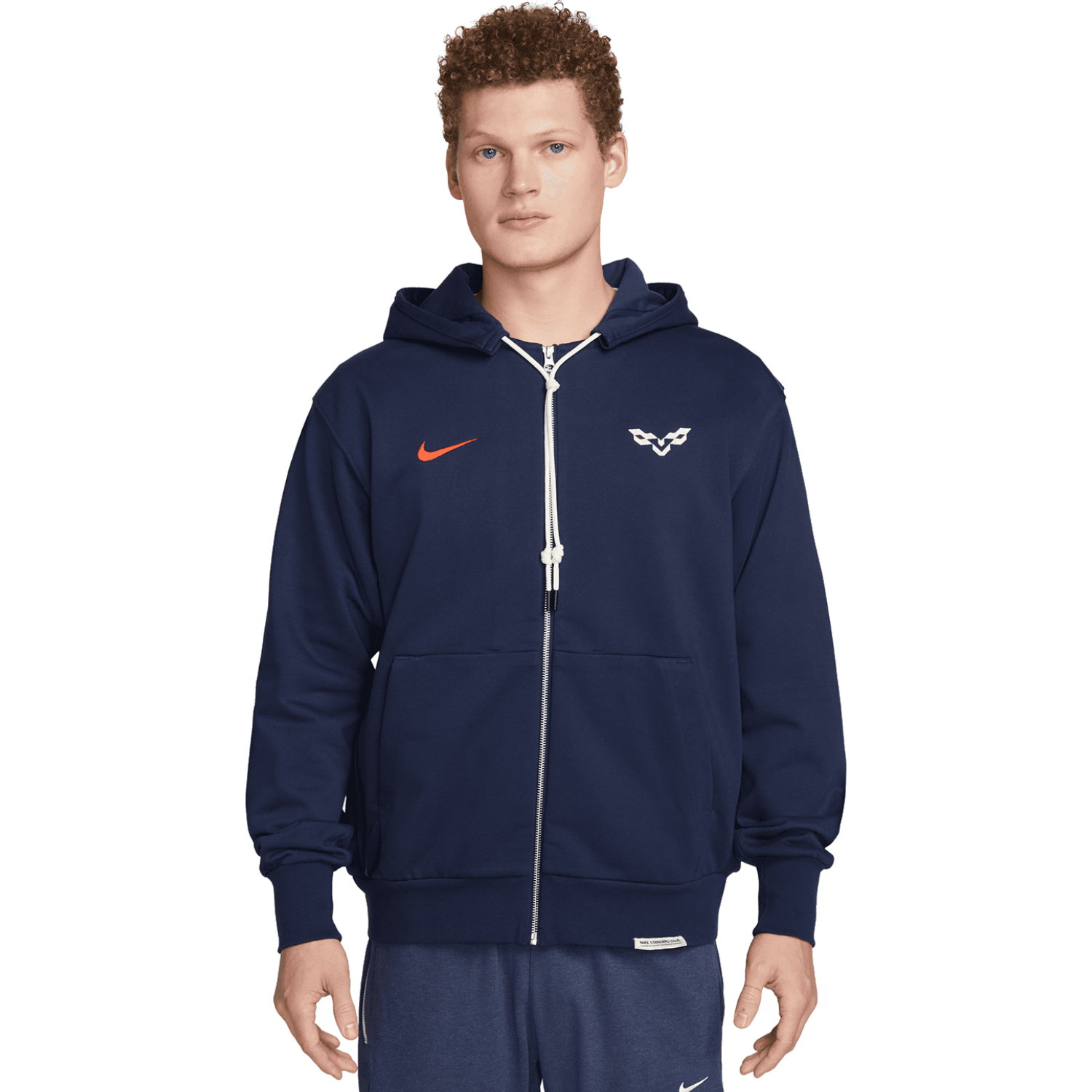 Navy hoodie nike clearance