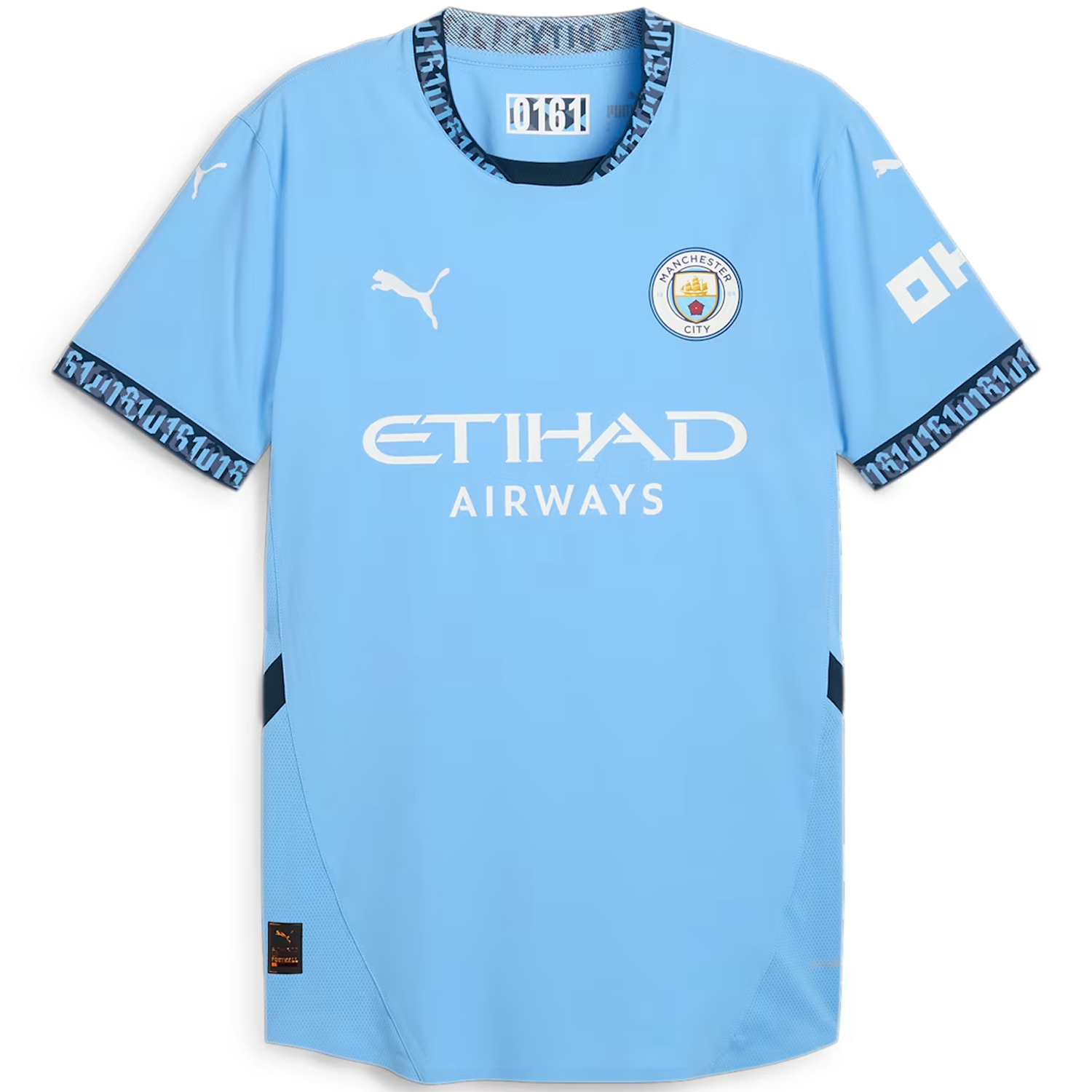Camiseta de local autentica para hombre Puma Manchester City 2024 25 TUDN Fan Shop