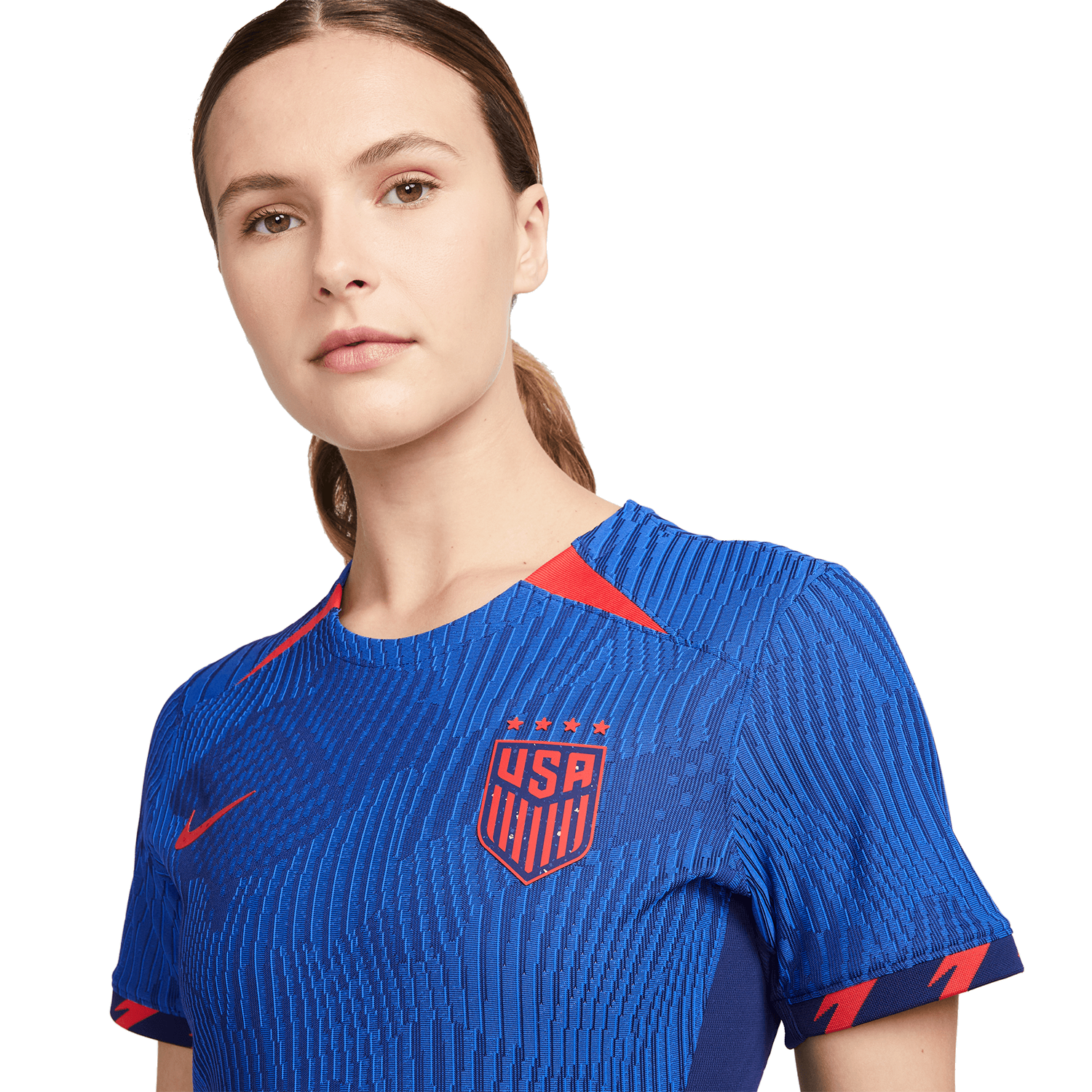Nike USA 2023-24 Women's Away USWNT 4-Star Authentic Match Jersey – TUDN  Fan Shop