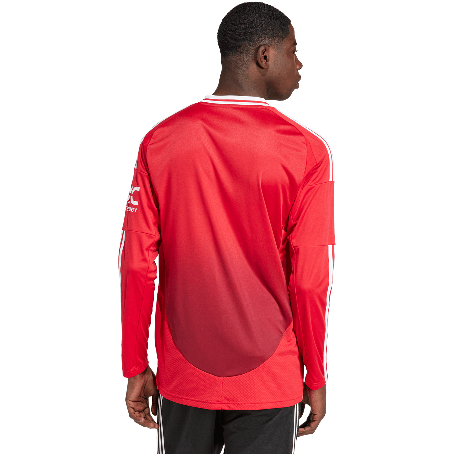 Camiseta de local de manga larga para hombre adidas Manchester United TUDN Fan Shop