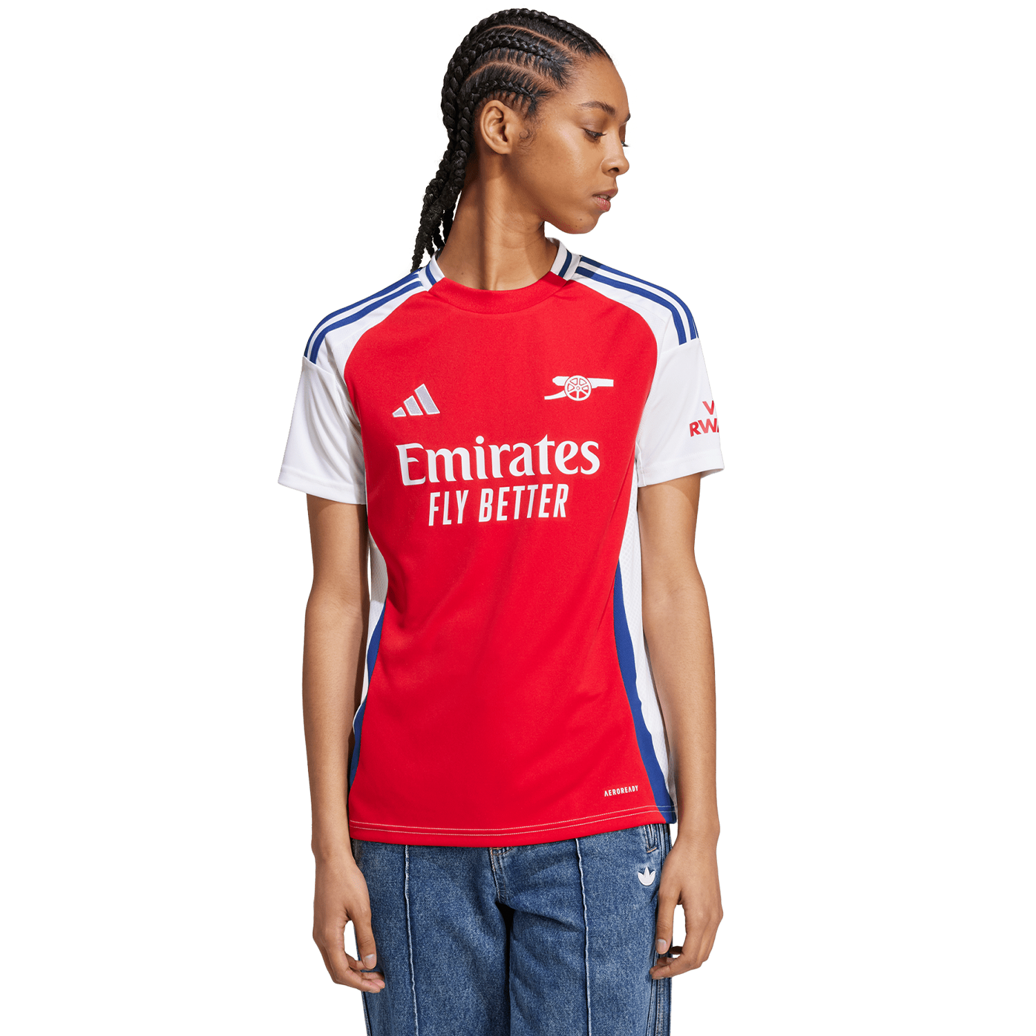 womens arsenal away shirt