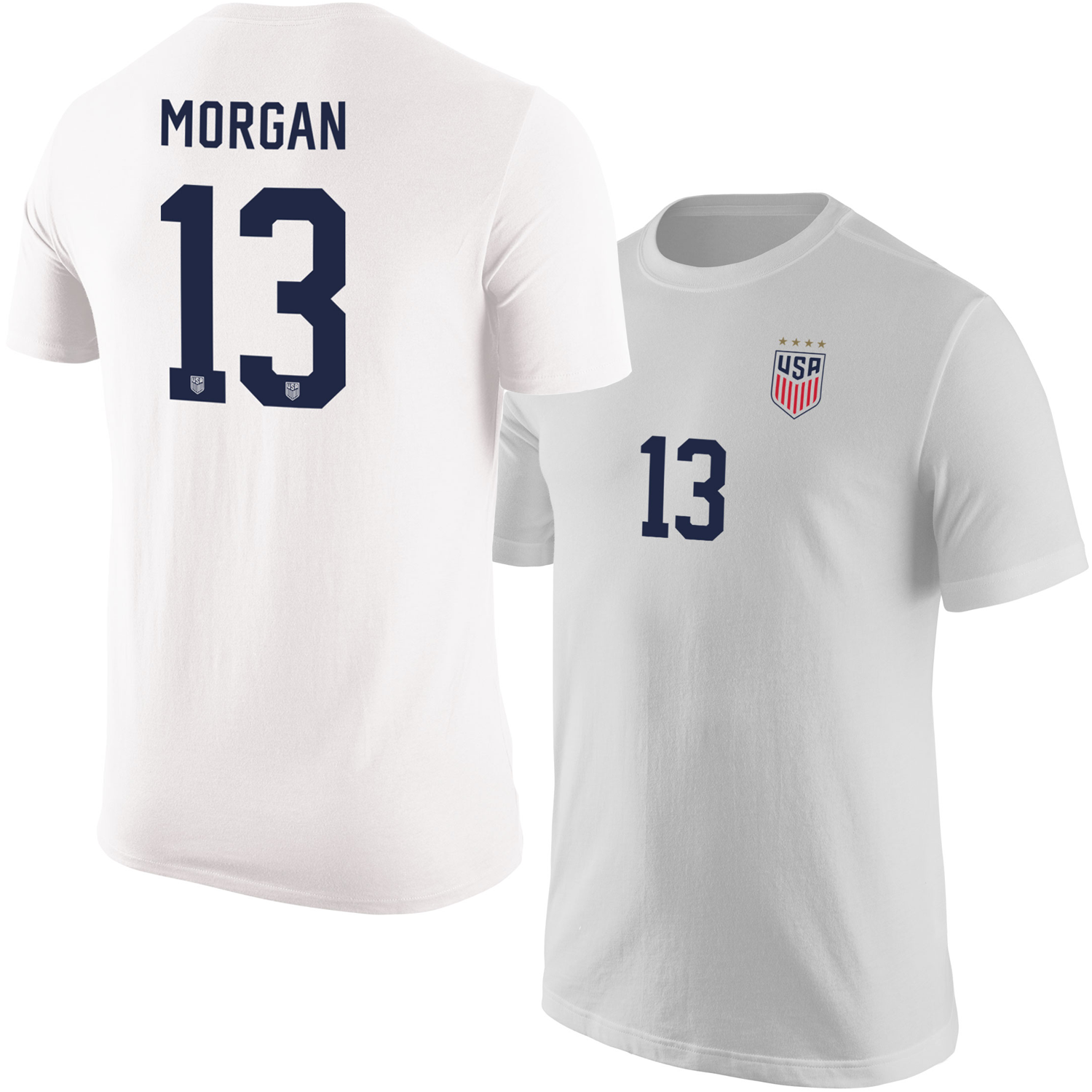 Nike Men s USWNT 2023 Alex Morgan 13 Home T Shirt TUDN Fan Shop