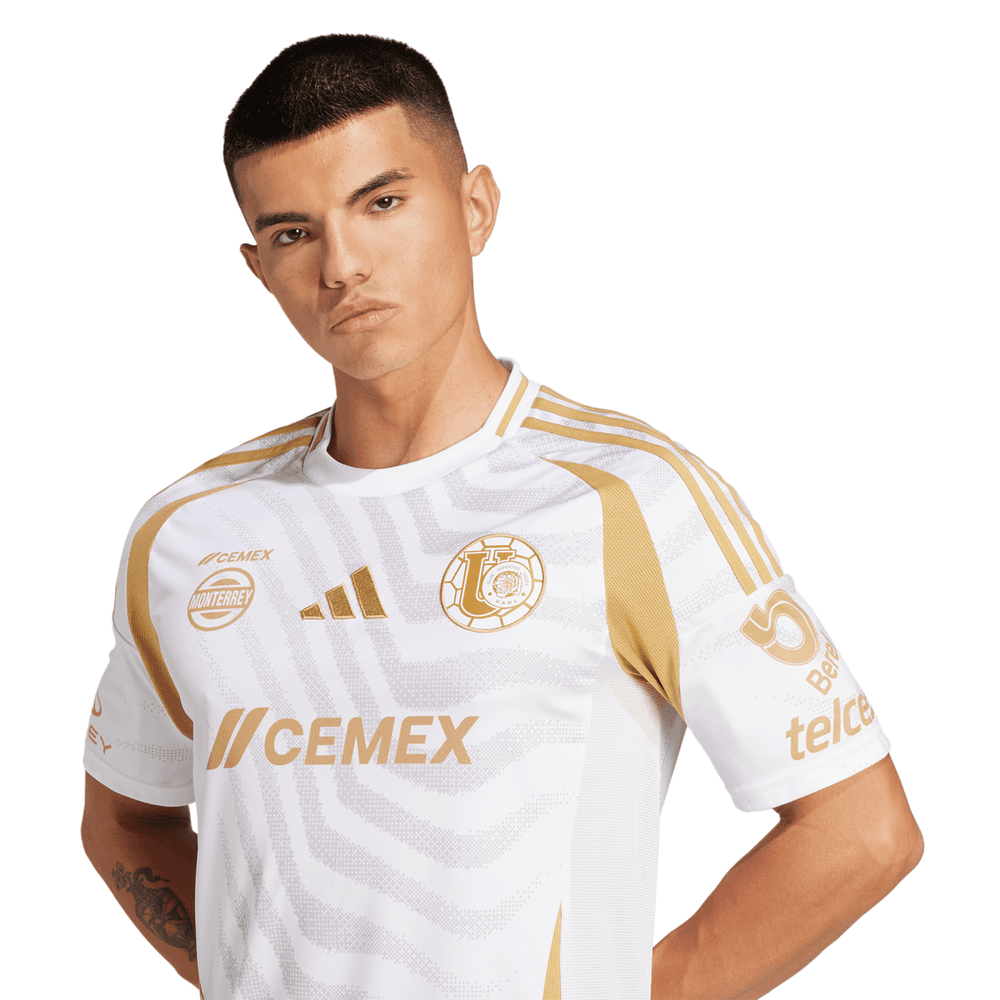 Club Tigres Playera Blanca Tigres 2021 Adidas Tigres 2024-25 Men's